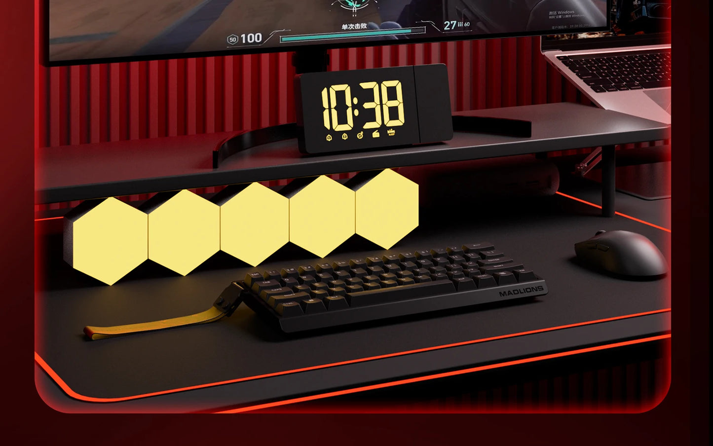 FGG MADLIONS MAD 68HE Gaming Magnetic Switch Keyboard Wired Key Web Drive Custom 8K 68 Return RT Adjustable Keystroke Hot Swap