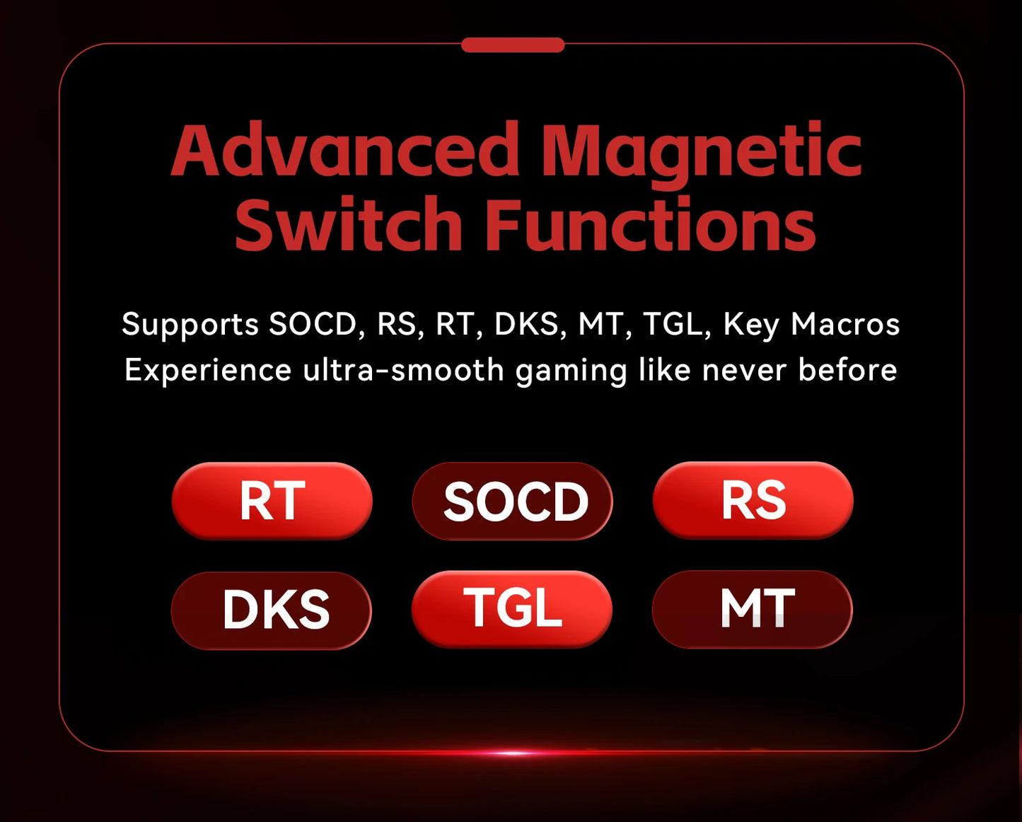 FGG MADLIONS MAD 68HE Gaming Magnetic Switch Keyboard Wired Key Web Drive Custom 8K 68 Return RT Adjustable Keystroke Hot Swap