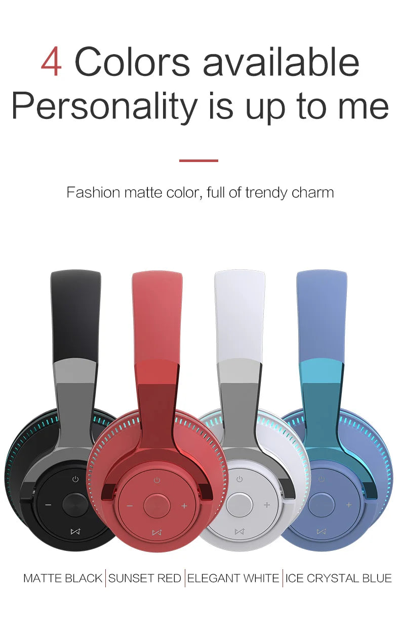Tv Bluetooth Headphones Wireless Headphon with Mic USB Adaptor Headset Noise Canceling Stereo Foldable Bass for TV Earphone