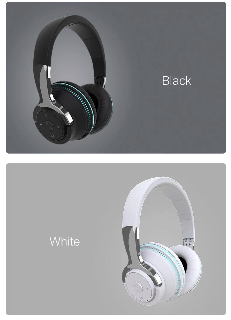 Tv Bluetooth Headphones Wireless Headphon with Mic USB Adaptor Headset Noise Canceling Stereo Foldable Bass for TV Earphone