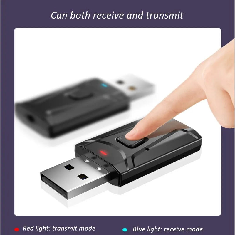 Tv Bluetooth Headphones Wireless Headphon with Mic USB Adaptor Headset Noise Canceling Stereo Foldable Bass for TV Earphone