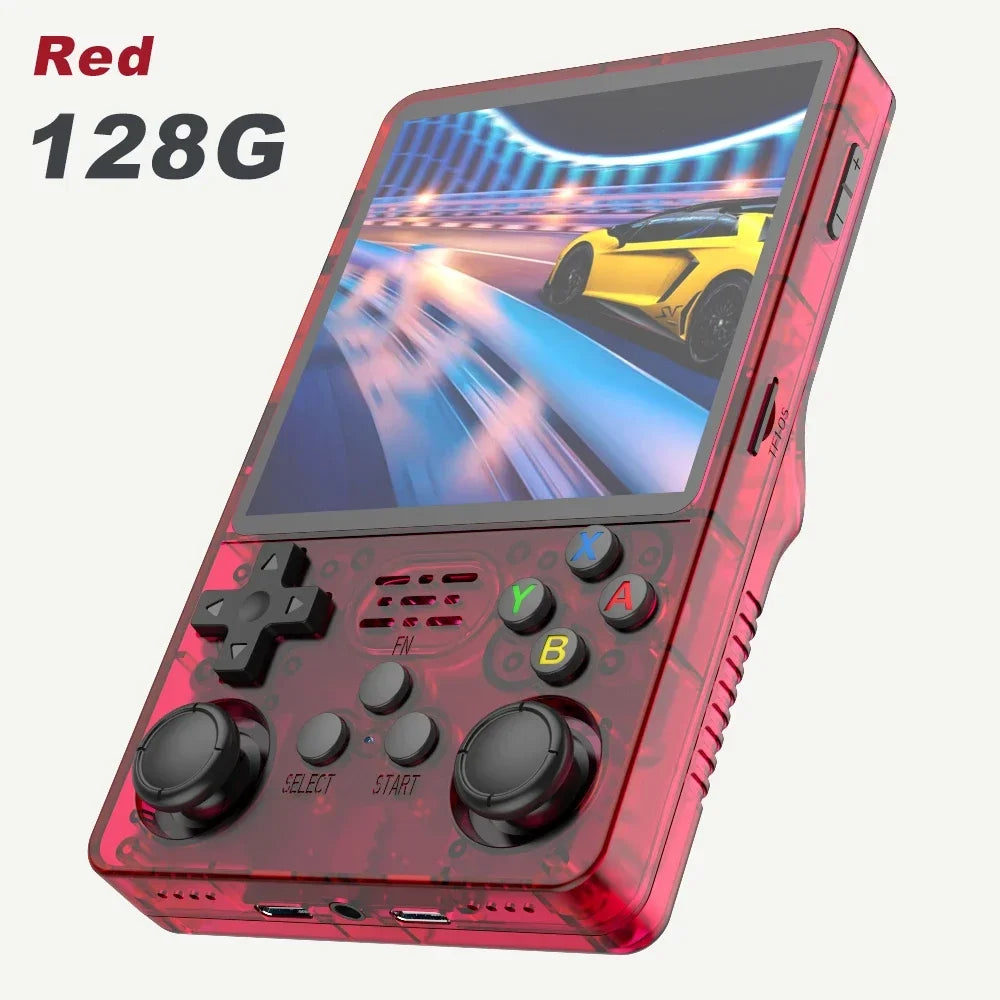 【Hot Sale】4" IPS Retro Handheld Game Console R36Plus, Dual-RAM 1G Chip, ARKOS 2.0 for 15,000+ Games, Portable Gaming for PSP/N64