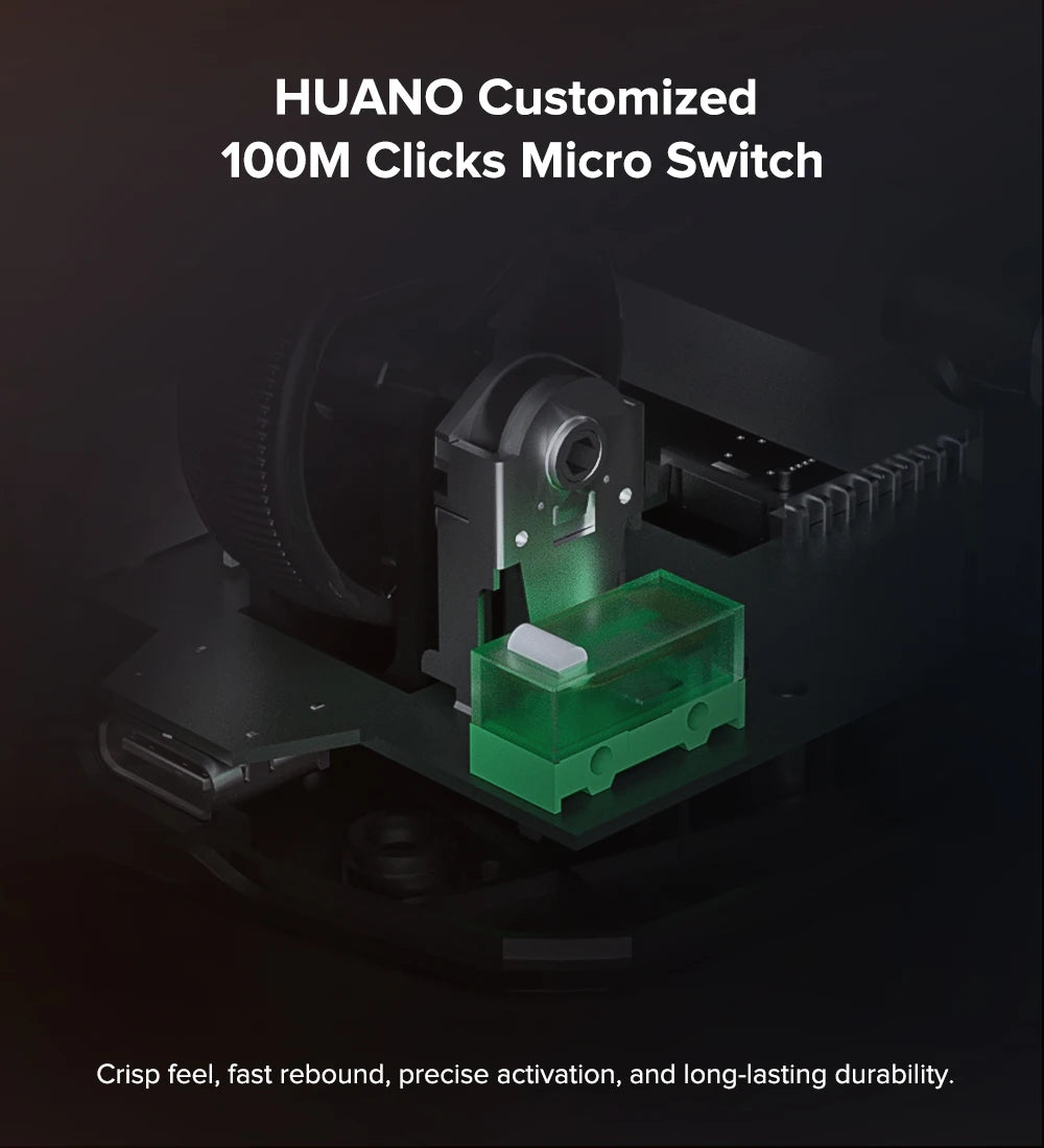 KYSONA Uranus PRO Wireless Gaming Mouse 8K Polling Rate PAW3395 Optical Sensor 26k DPI 54g Ultra-Lightweight Tri-Mode Connection