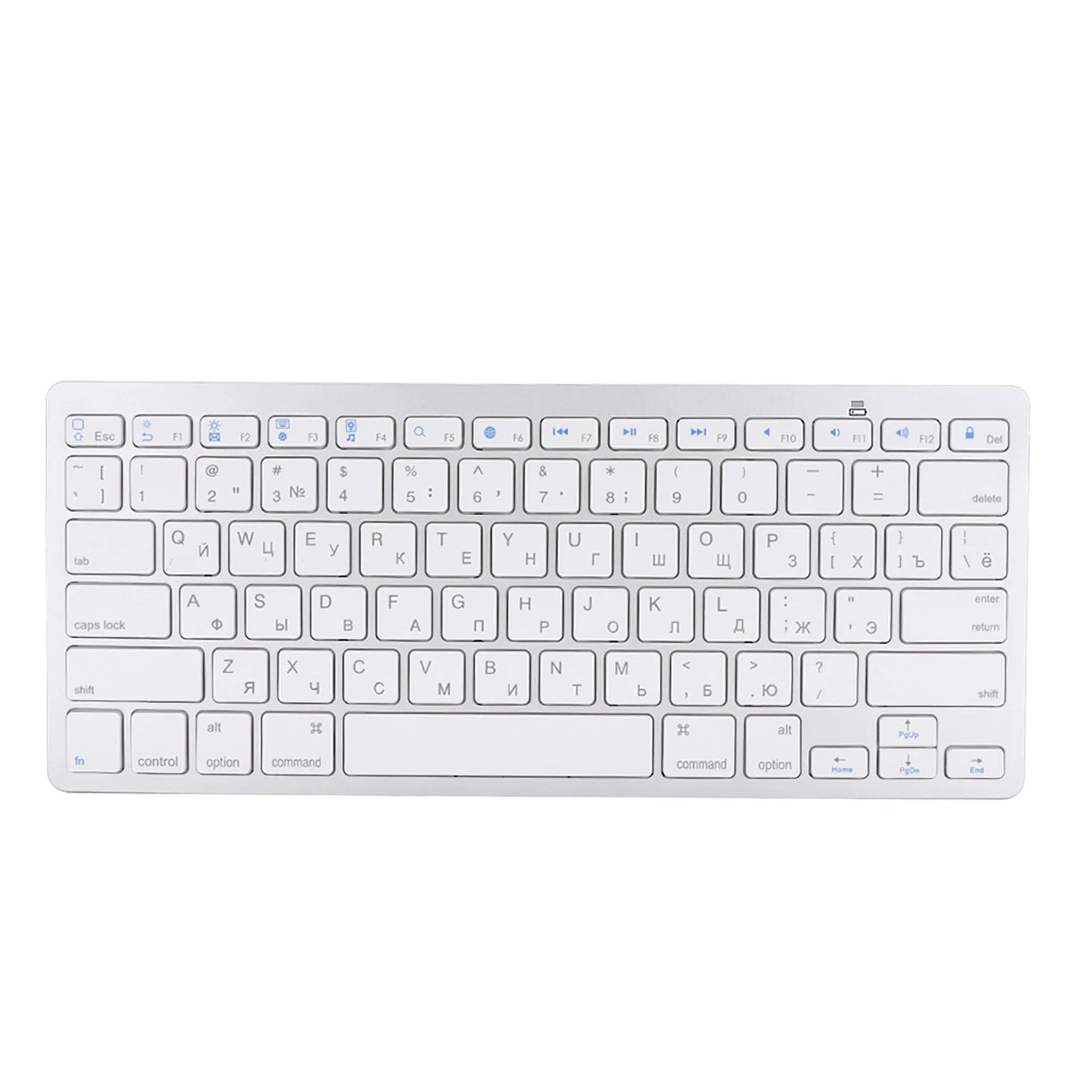 78 Key Keyboard Multi Functional Ultra Thin Russian Wireless Bluetooth Keyboard For Apple WindowS Android Wireless Keyboard