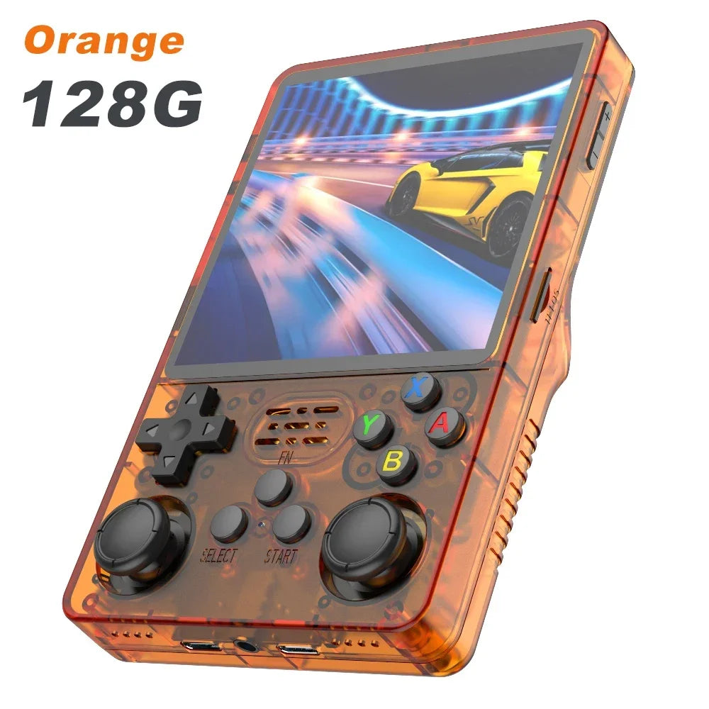 【Hot Sale】4" IPS Retro Handheld Game Console R36Plus, Dual-RAM 1G Chip, ARKOS 2.0 for 15,000+ Games, Portable Gaming for PSP/N64