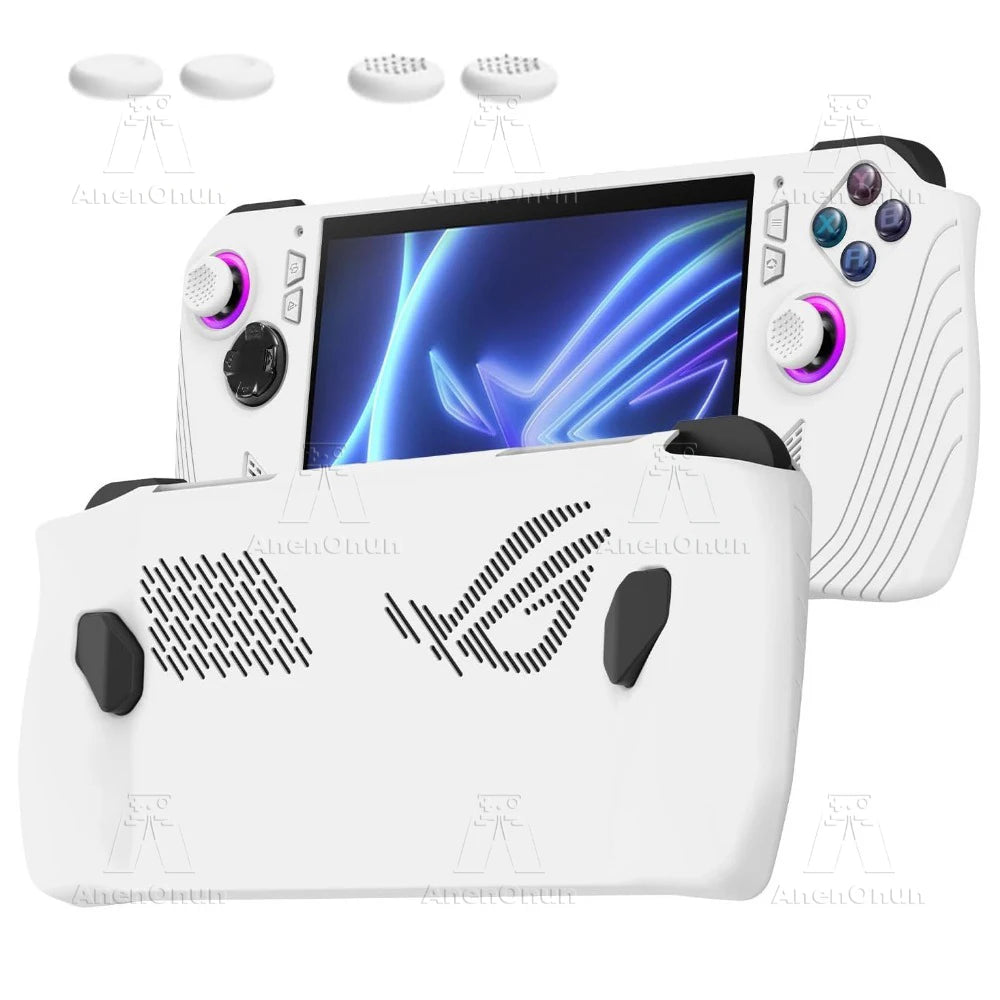ROG Ally Full Fit Protective Case Anti-fall Anti-scratch Anti-slip Silicone Soft Shell Thumb Grip Cap Joystick Cover Accessories