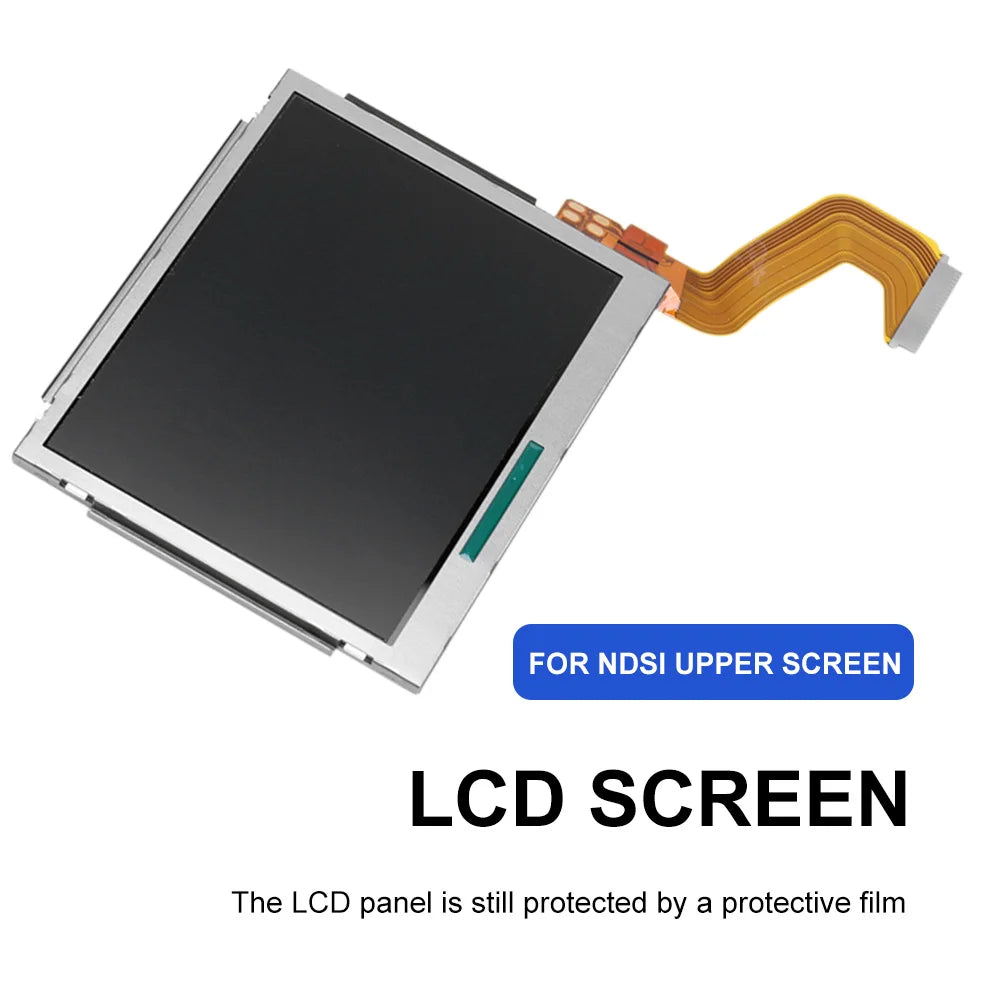 Top Upper Screen Lightweight Game Console LCD Screen Easy Installation Top Upper LCD Screen Replacement Parts for NDSI