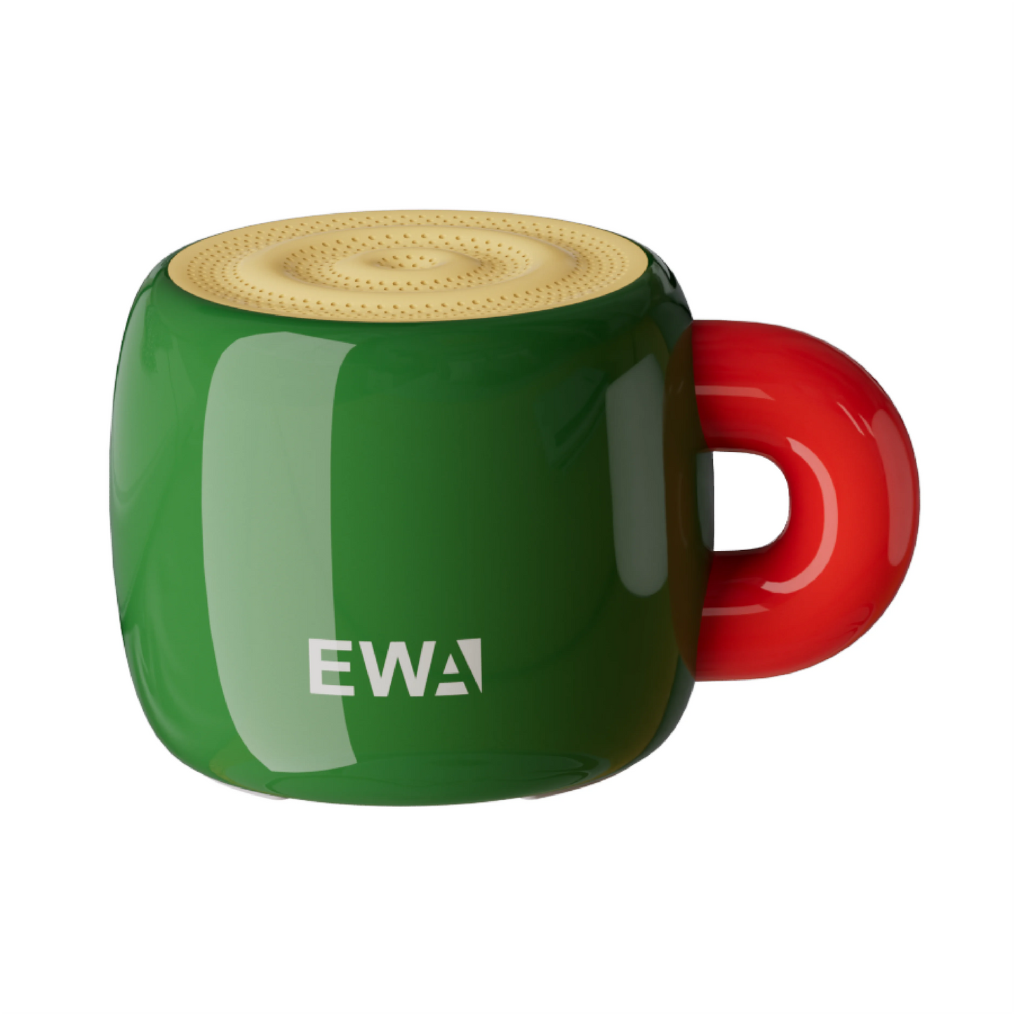 EWA A163 Wireless Bluetooth 5.4 Speaker Cup Type Bass Sound IP67 Waterproof Mini Metal MP3 Player with 700mAh HiFi Sound