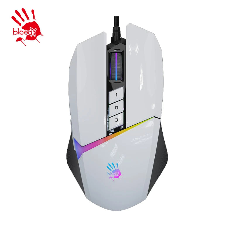 A70 V8M V8M MAX Bloody Professinal Wired Gaming Mouse 3200 Dpi for PC Laptop Macro Definition Programming Game Mice