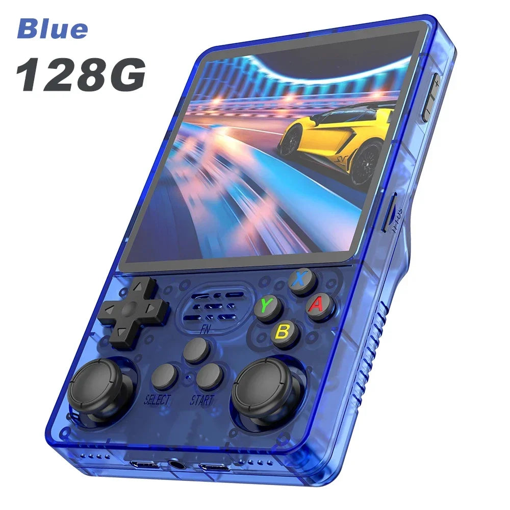 【Hot Sale】4" IPS Retro Handheld Game Console R36Plus, Dual-RAM 1G Chip, ARKOS 2.0 for 15,000+ Games, Portable Gaming for PSP/N64