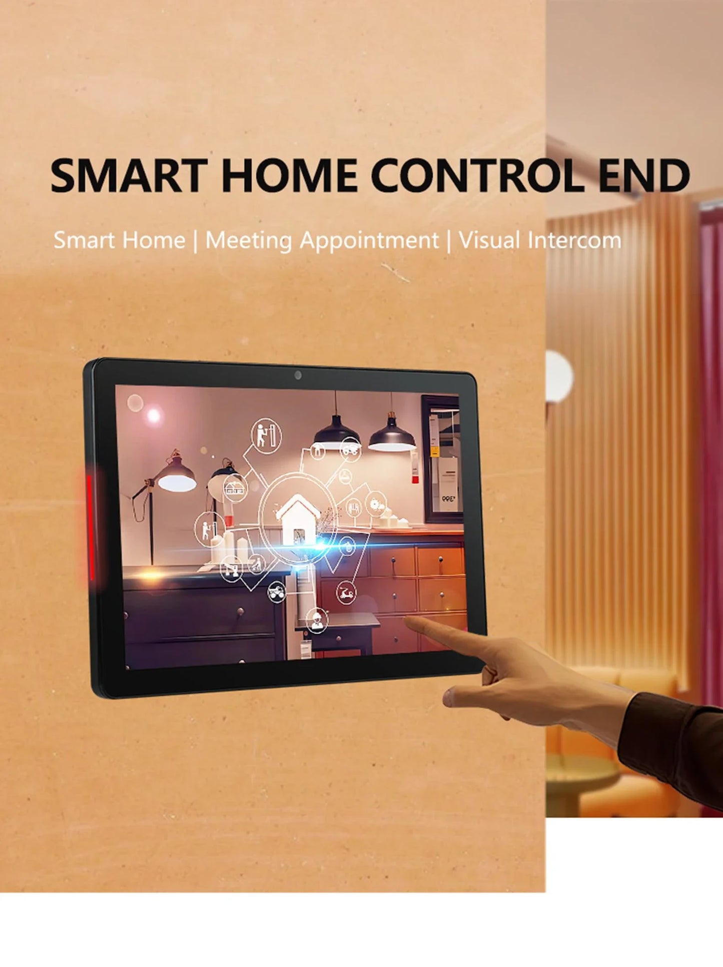 Smart Home Control Panel 8&10.1 Inch POE Tablet Andriod 11 OS Touch Screen in wall tablet Camera RS485 Suitable for 86 wall BOX
