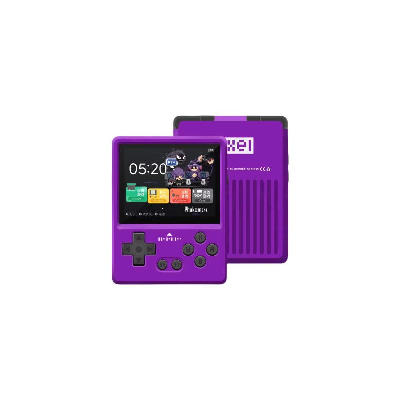 GKD Pixel2 Retro Handheld Game Console Portable Game Console 640x480Ips Rk3326s Metal CNC Body 2.4" IPS Screen Man Birthday Gift