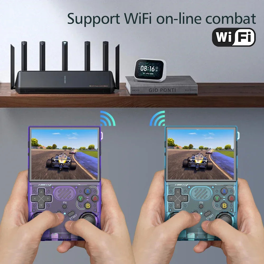 BOYHOM 256G R36XX Hand-held Game Consoles Video player 3.5-inch IPS 640*480 Screen Retro Game Player 3000 mAh128G/64G Games