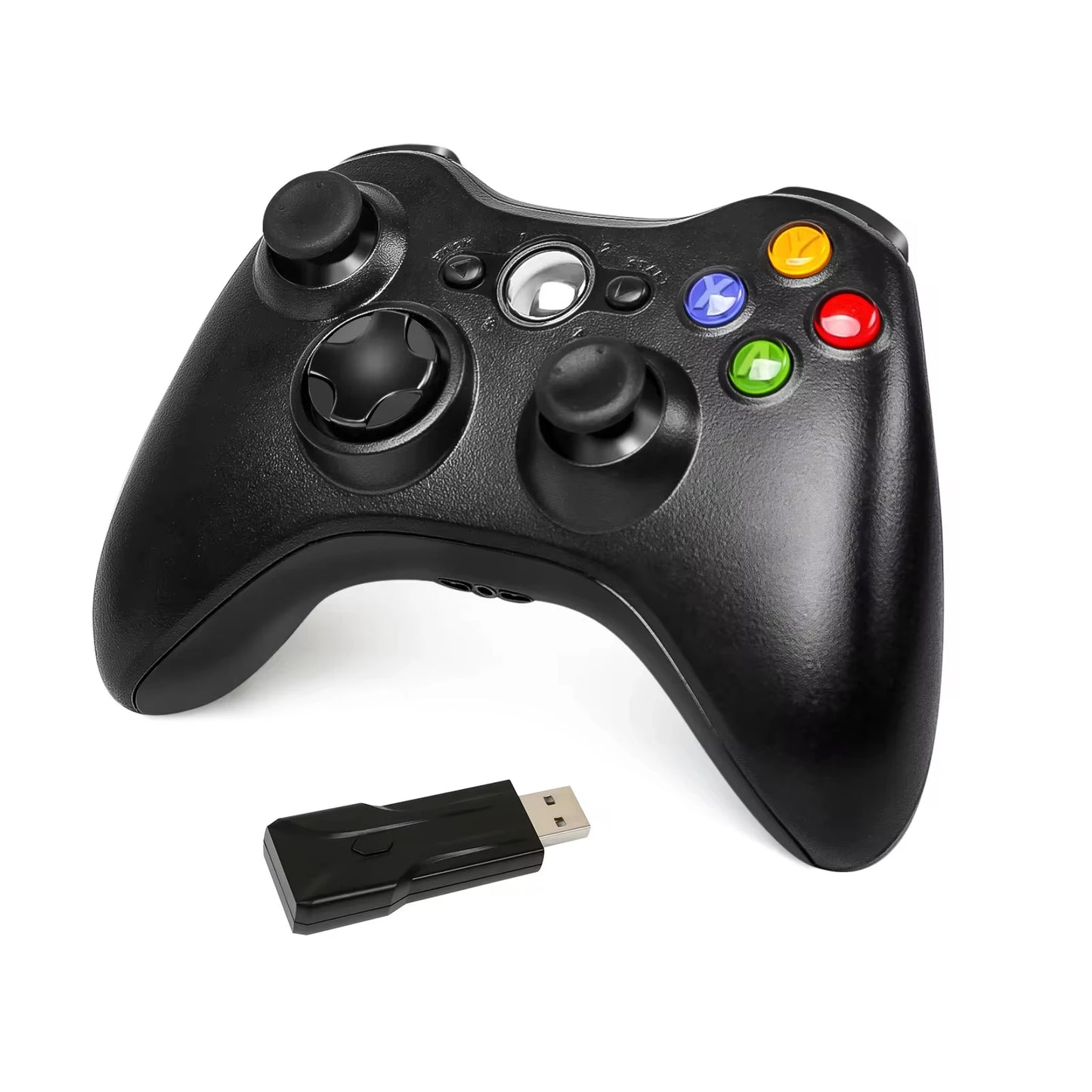 2.4G Xbox 360 Game Gamepad For Xbox 360/Slim/Elite/Winodow/PC Video Wireless Controller 6-axis Joystick Dual Vibration Gaming
