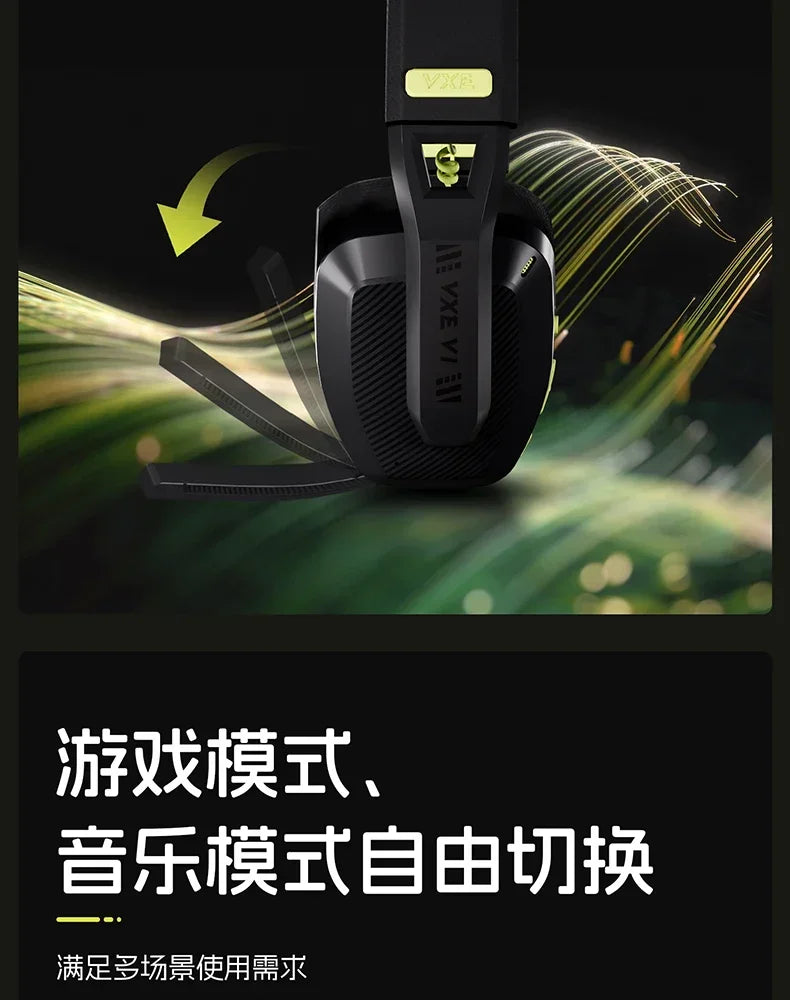 VGN VXE Siren V1 Bluetooth Headset Lightweight 2.4g Dual-mode Headphone with Microphone Computer Gaming Headset PC Accessories