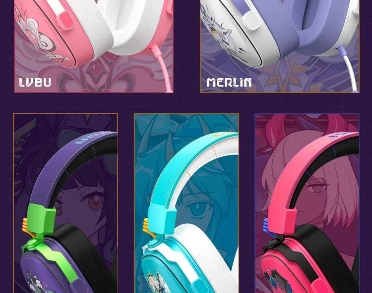 VALKYRIE VK S1 Gaming Headphones 3-Mode Wireless Bluetooth HiFi 50mm Large Dynamic Low Latency Esports Chip Custom Earphones
