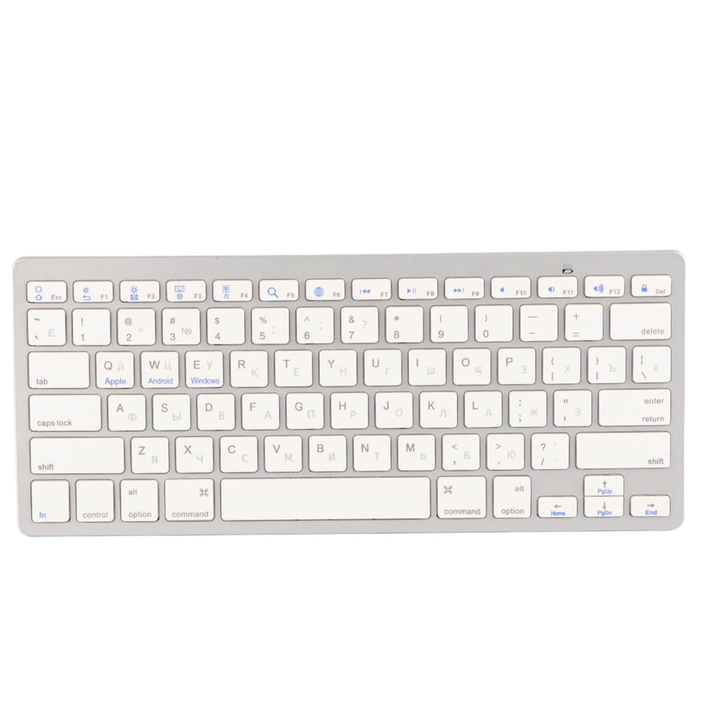78 Key Keyboard Multi Functional Ultra Thin Russian Wireless Bluetooth Keyboard For Apple WindowS Android Wireless Keyboard
