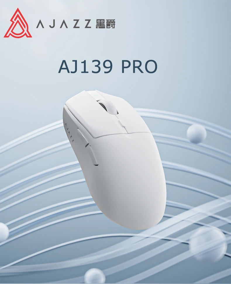 AJAZZ AJ139Pro/AJ139V2MC Wireless Mouse PMW3395/PAW3311 Gaming Chipset 12000-26000dpi Professional Gaming Mouse for PC