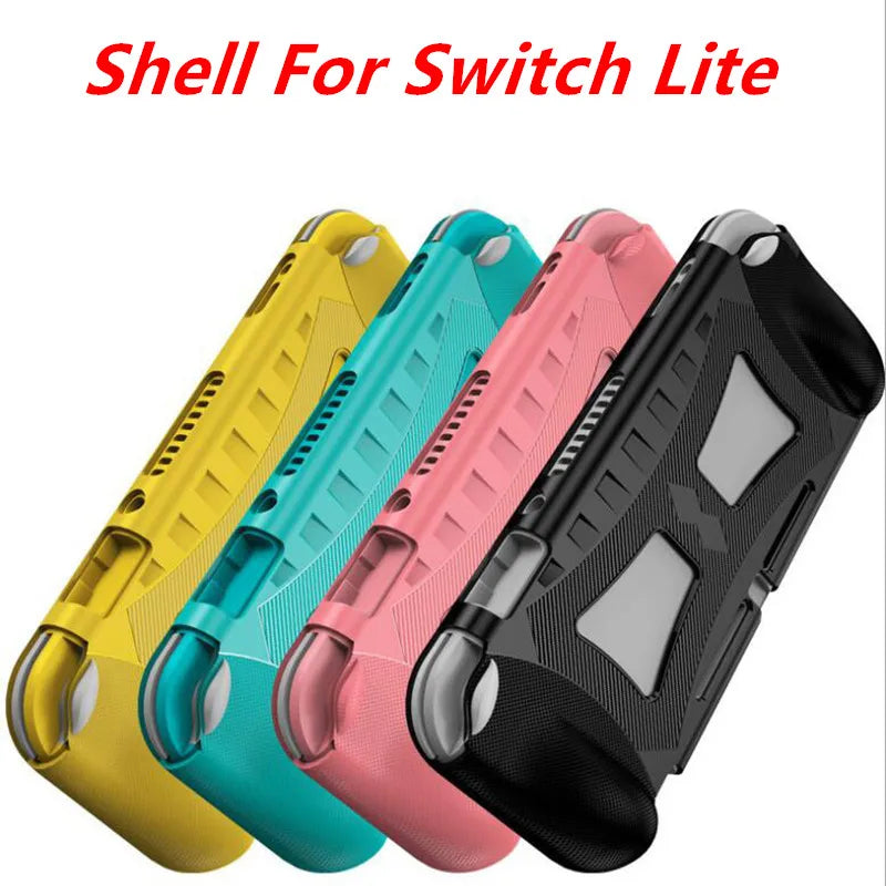 for Nintendo Switch Lite Silicone Case Shock Proof TPU Protective Cover Shell w/ Ergonomic Grip For Nintend Switch NS Lite Mini