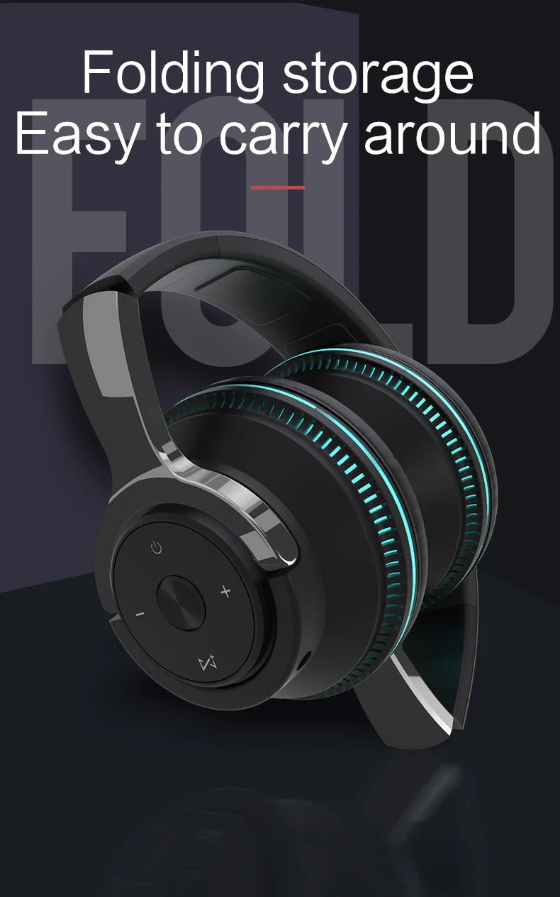 Tv Bluetooth Headphones Wireless Headphon with Mic USB Adaptor Headset Noise Canceling Stereo Foldable Bass for TV Earphone