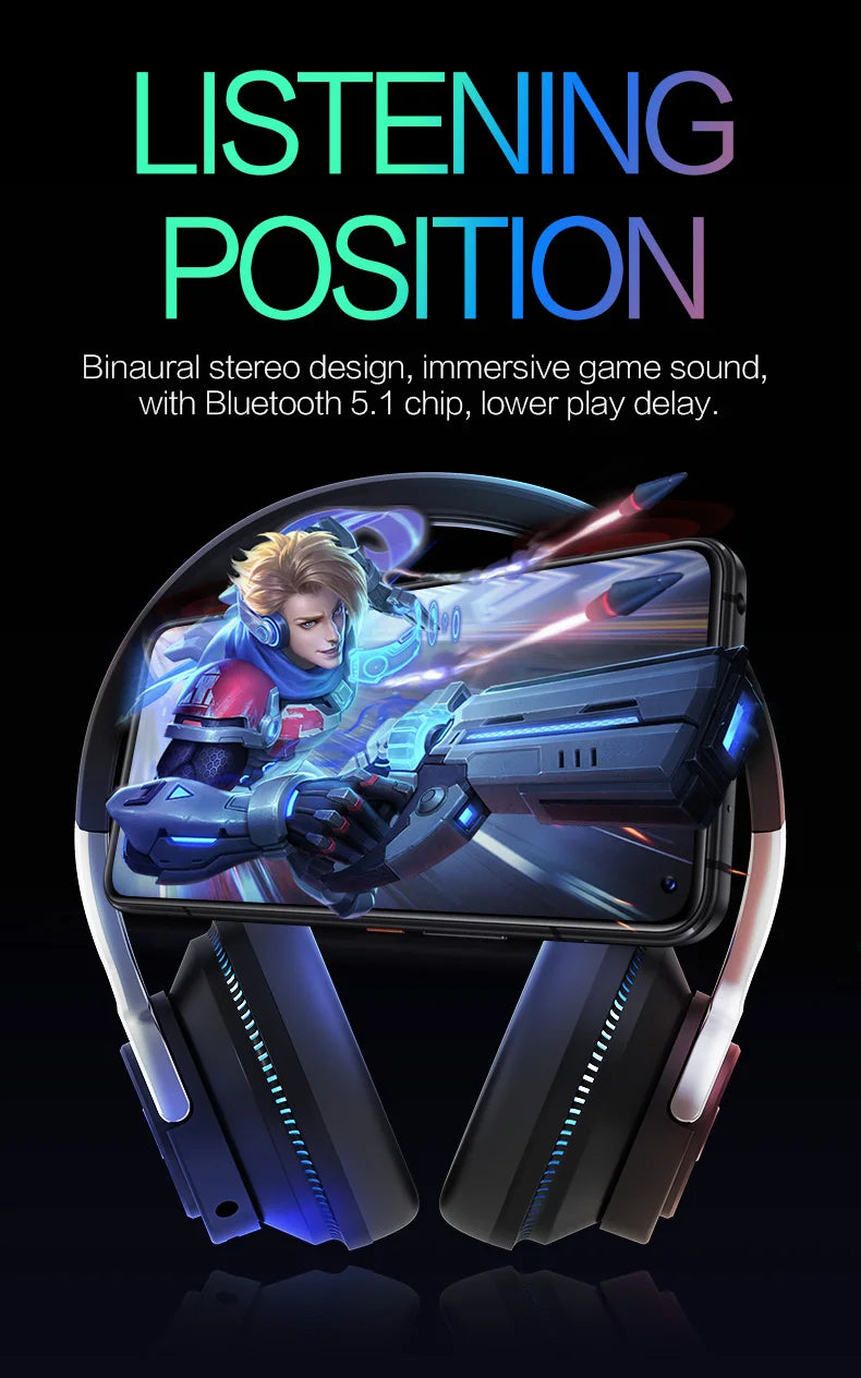 Tv Bluetooth Headphones Wireless Headphon with Mic USB Adaptor Headset Noise Canceling Stereo Foldable Bass for TV Earphone