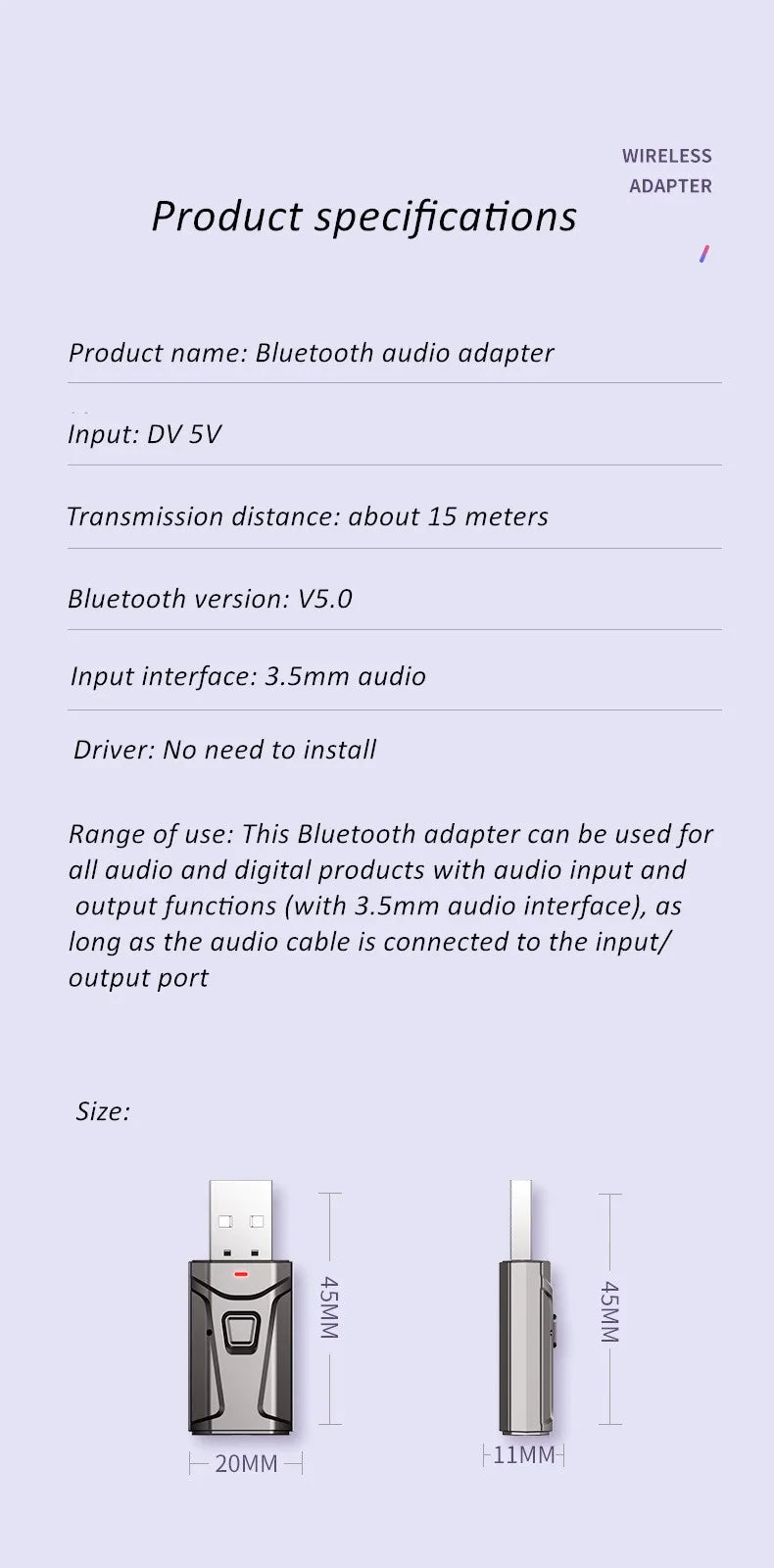 Tv Bluetooth Headphones Wireless Headphon with Mic USB Adaptor Headset Noise Canceling Stereo Foldable Bass for TV Earphone