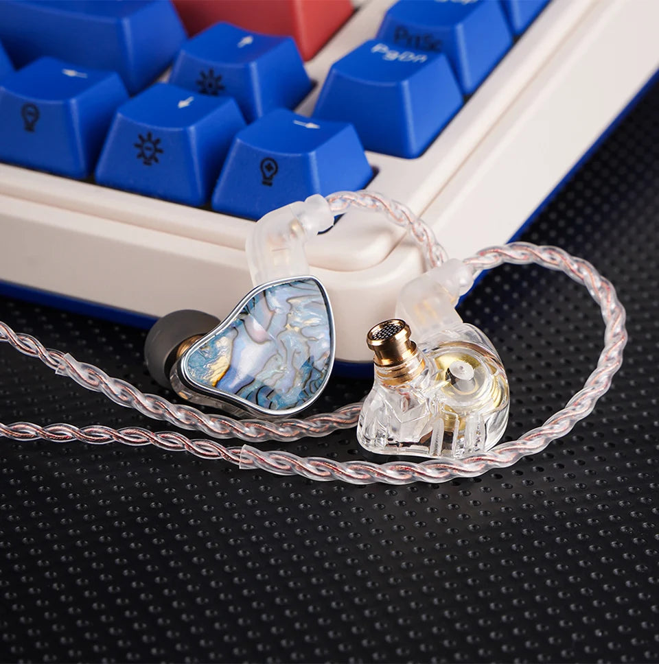 NICEHCK DB2 Microphone HiFi Music Earphone 1DD+1BA Hybrid Dual Driver In Ear Earbud Monitor Detachable 0.78 2Pin Connector IEM