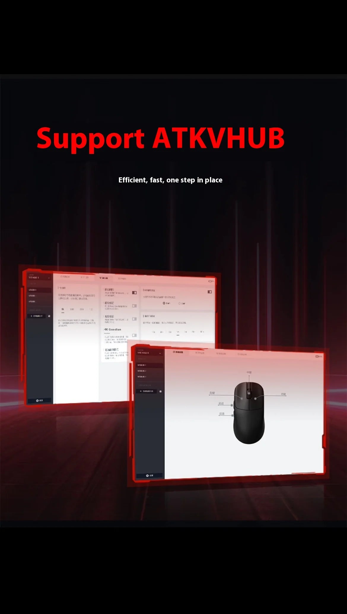 Atk Vxe Vgn Mad R Major Ultra-Lightweight Wireless Mouse Ergonomic Game Dual-Mode Esports Office Mouse Paw3395 Gift