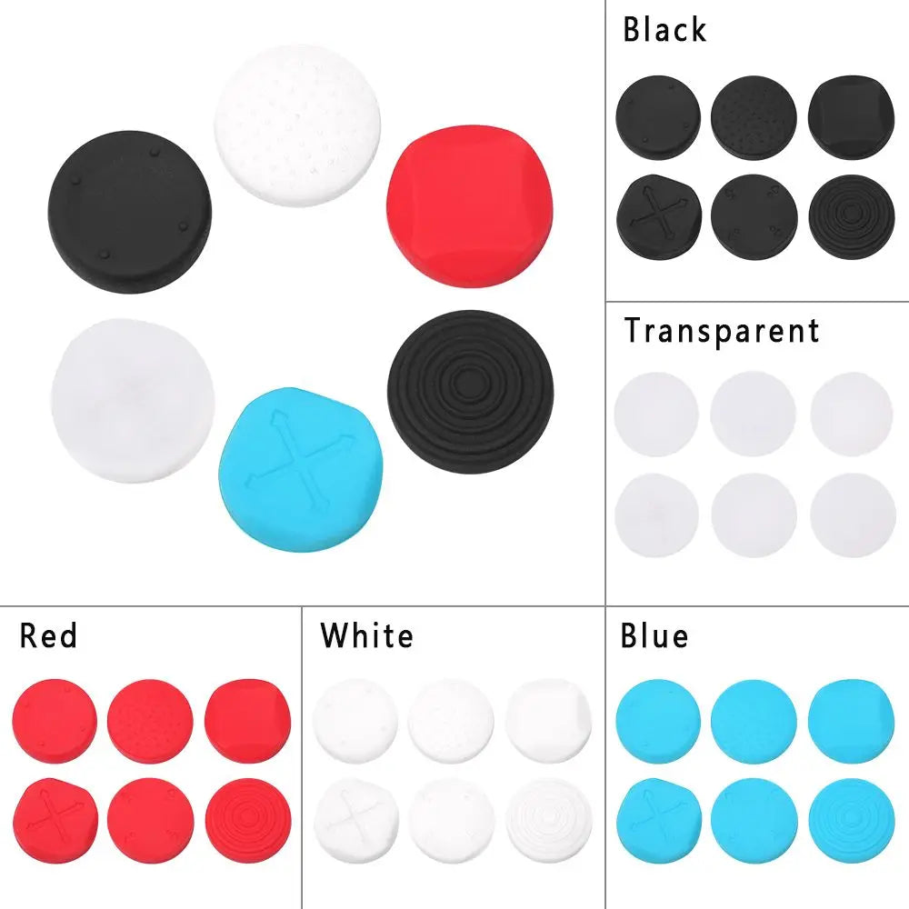 6pcs/set For Sony PlayStation Psvita PS Vita PSV 1000/2000 Slim Games Thumbstick Grip Cap Joystick Analog 360 Protective Cover