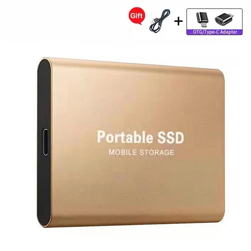 High-speed External Hard Drive 1TB 2TB 4TB Portable SSD Type-C Interface USB3.1 Hard Disk Solid State Drive for xiaomi Laptop PC