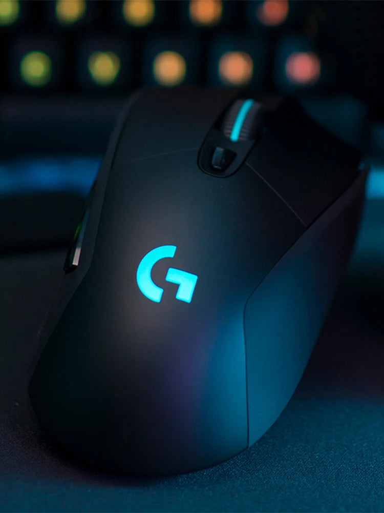 Logitech G703hero Esports Eat Chicken Macro RGB Backlit Computer Game Lol/cf Wireless Charging Mouse