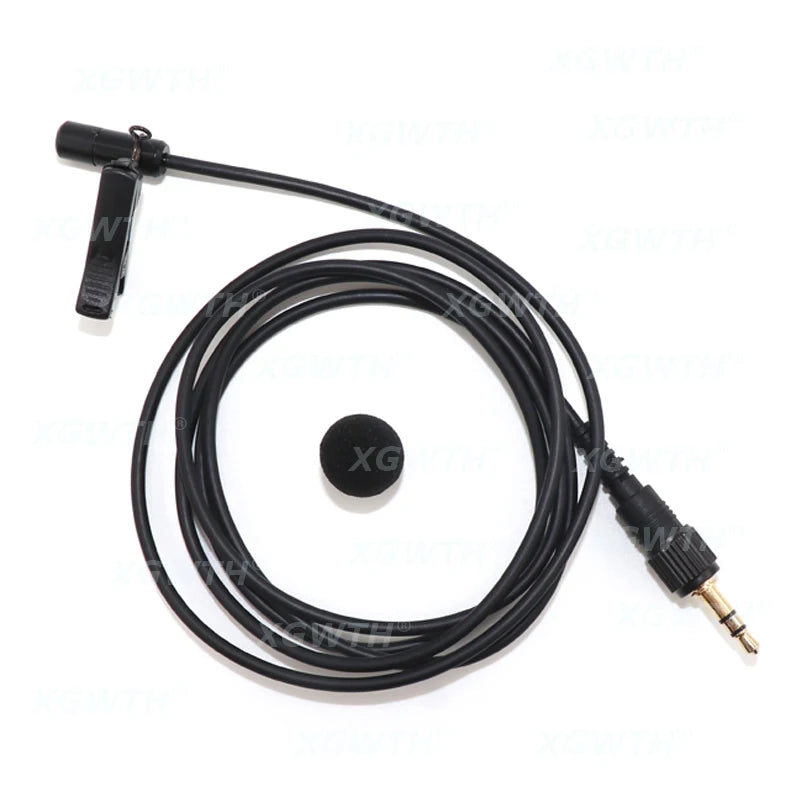 Lavalier Lapel Microphone ECM7 Tie Clip Mic for Sony UTX V1 D21 D11 UWP for Sennheiser Wireless Transmitter System 3.5mm Plug