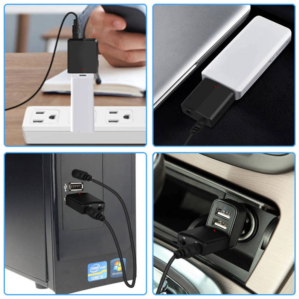 CMAOS USB Bluetooth 5.0 Transmitter Receiver 3 in 1 EDR Adapter Dongle 3.5mm AUX for TV PC Headphones Home Stereo Car HIFI Audio