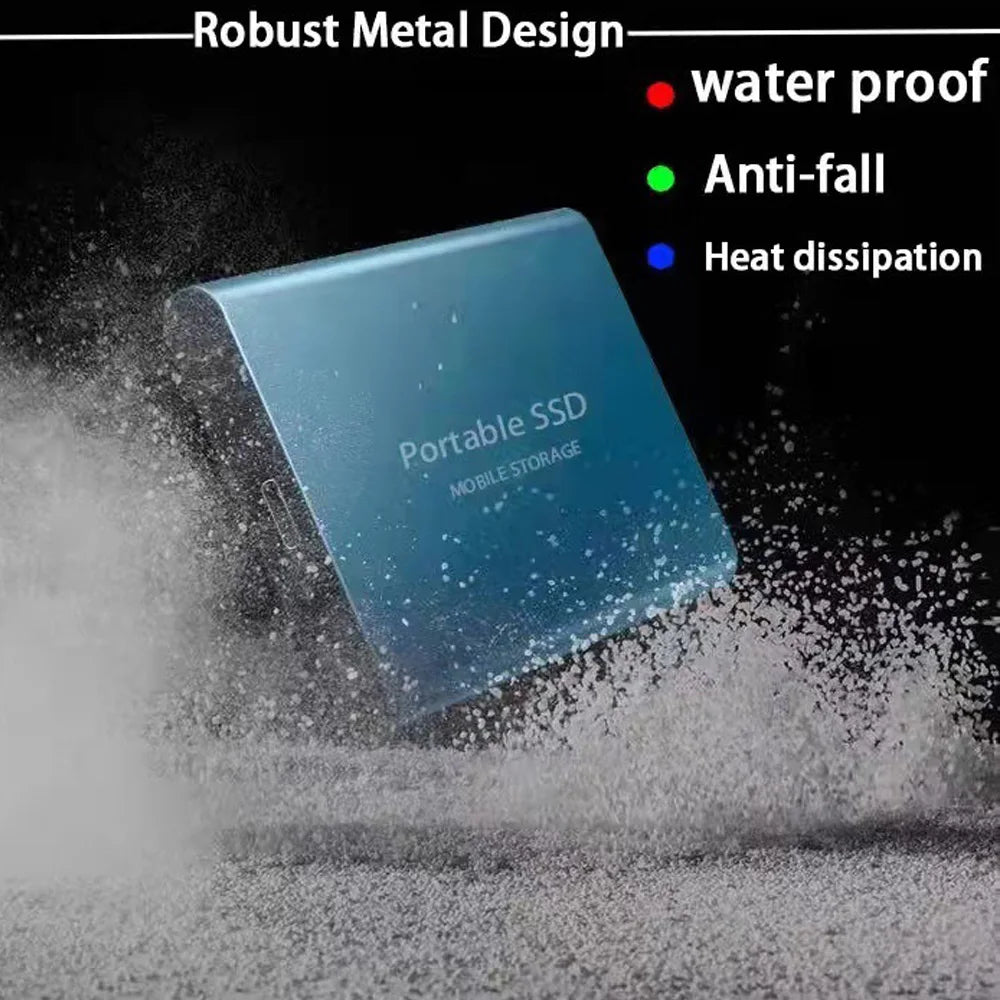 High-speed External Hard Drive 1TB 2TB 4TB Portable SSD Type-C Interface USB3.1 Hard Disk Solid State Drive for xiaomi Laptop PC