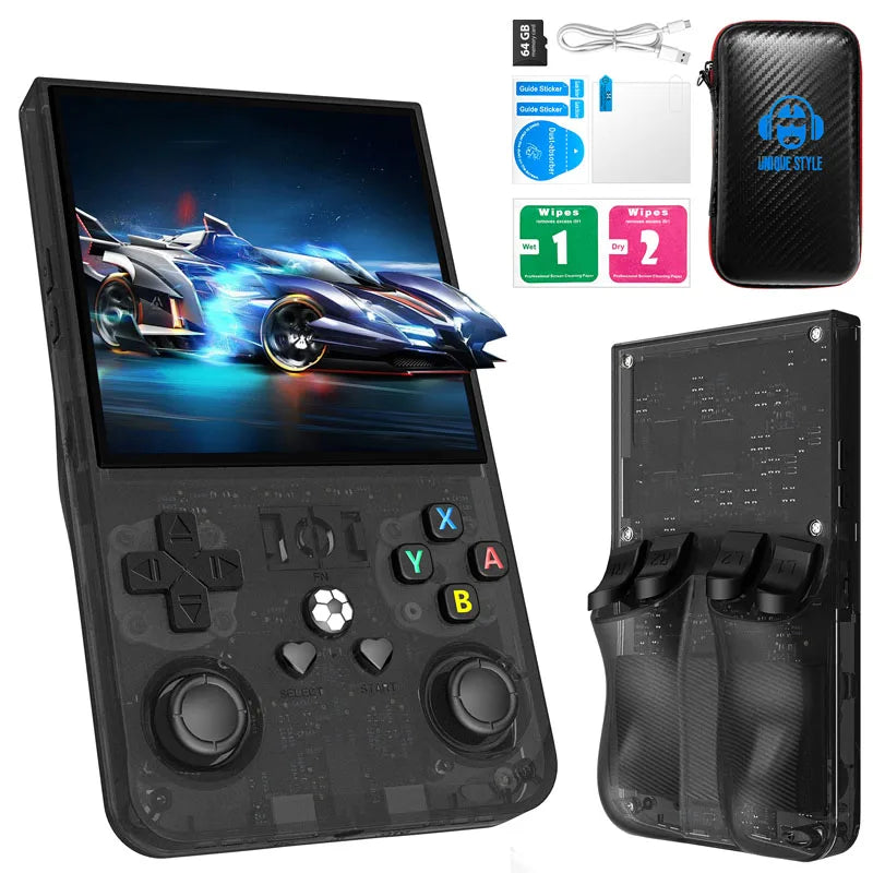 AISLPC R36Max Game Console 4 Inch IPS Screen Linux System Portable Pocket Video Player Retro Handheld Game Console kids Gift