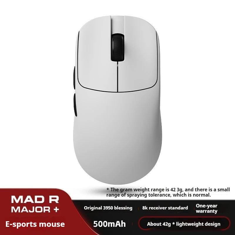 Atk Vxe Vgn Mad R Major Ultra-Lightweight Wireless Mouse Ergonomic Game Dual-Mode Esports Office Mouse Paw3395 Gift