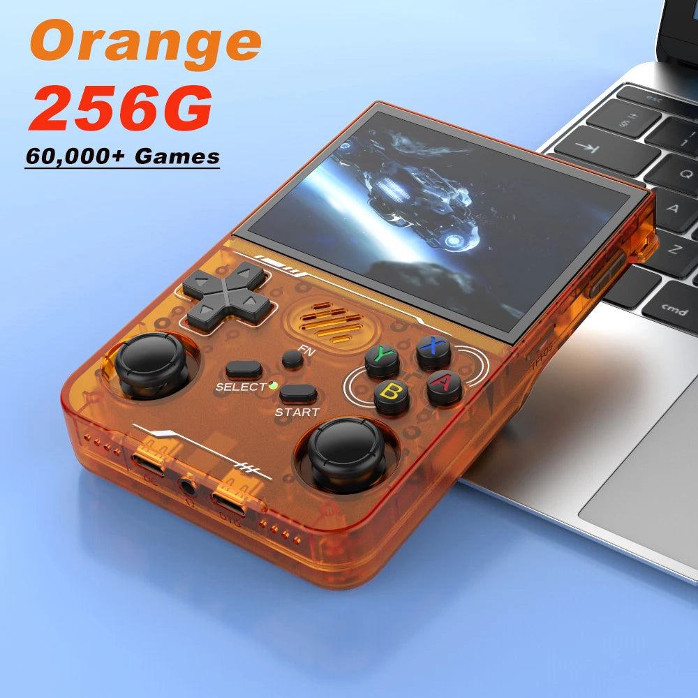 BOYHOM 256G R36XX Hand-held Game Consoles Video player 3.5-inch IPS 640*480 Screen Retro Game Player 3000 mAh128G/64G Games