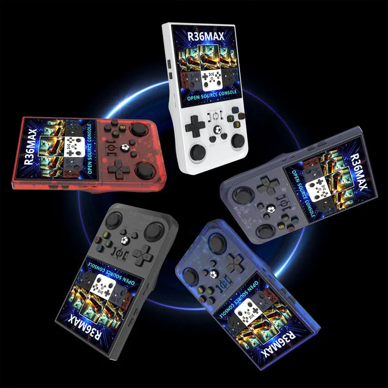 AISLPC R36Max Game Console 4 Inch IPS Screen Linux System Portable Pocket Video Player Retro Handheld Game Console kids Gift