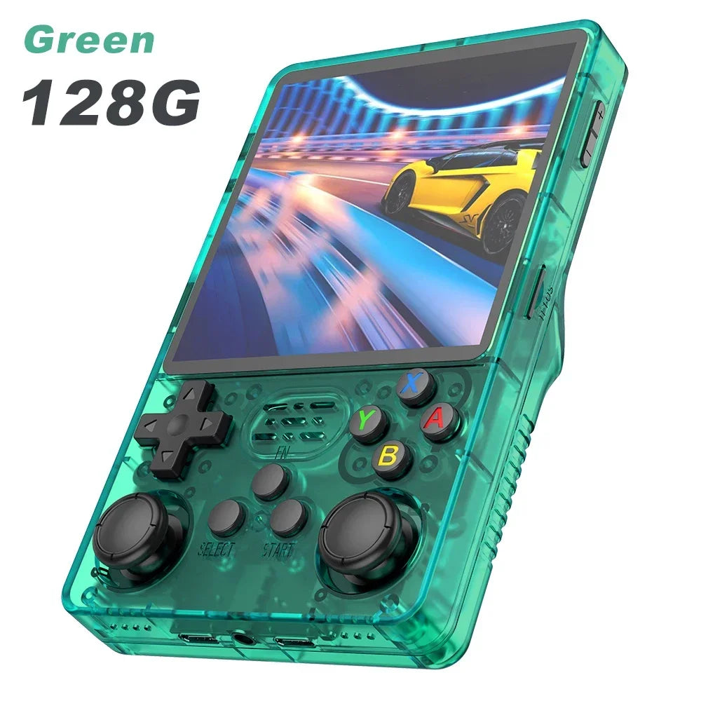 【Hot Sale】4" IPS Retro Handheld Game Console R36Plus, Dual-RAM 1G Chip, ARKOS 2.0 for 15,000+ Games, Portable Gaming for PSP/N64