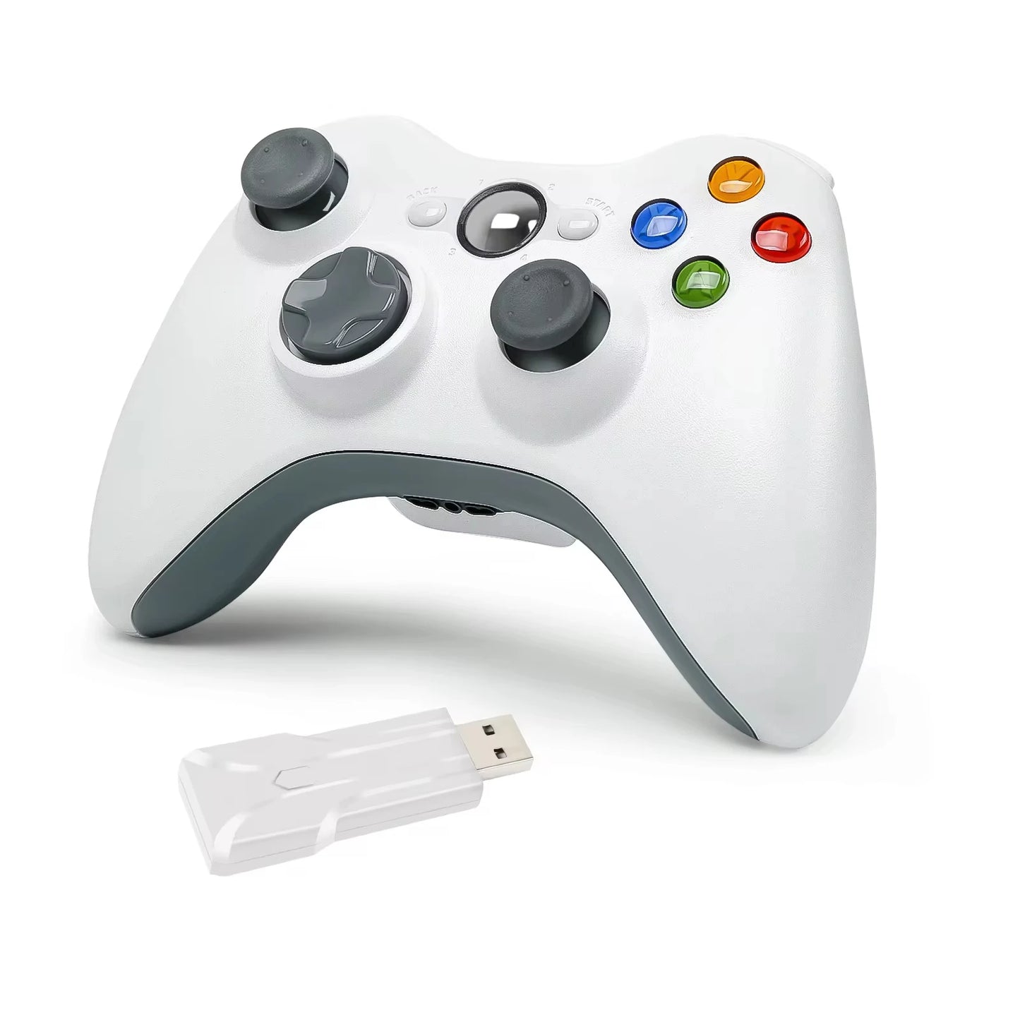 2.4G Xbox 360 Game Gamepad For Xbox 360/Slim/Elite/Winodow/PC Video Wireless Controller 6-axis Joystick Dual Vibration Gaming