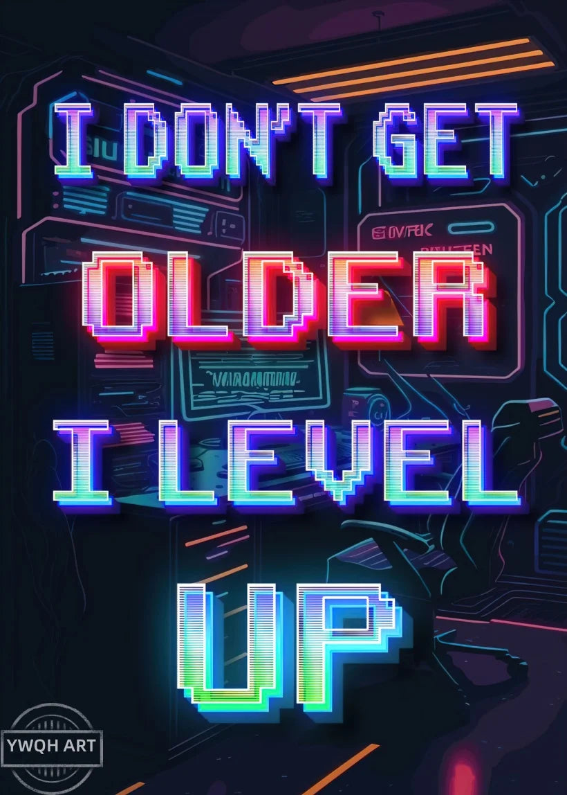 Neon Eat Sleep Game Repeat Word Poster Gamer Logic Canvas Painting Wall Art Home Decor Gaming Zone Picture Boys Gamer Room Gift