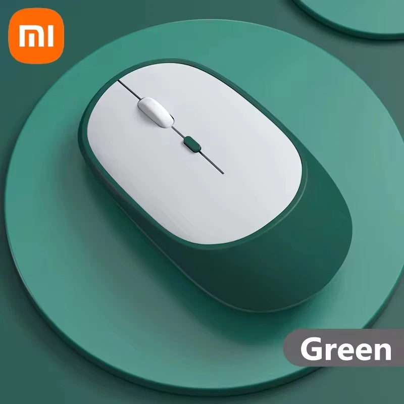 Xiaomi Bluetooth Wireless Mouse USB Rechargeable Ergonomics 2.4G Type-C Mice Adjustable DPI Silent Morandi Portable Office Mouse