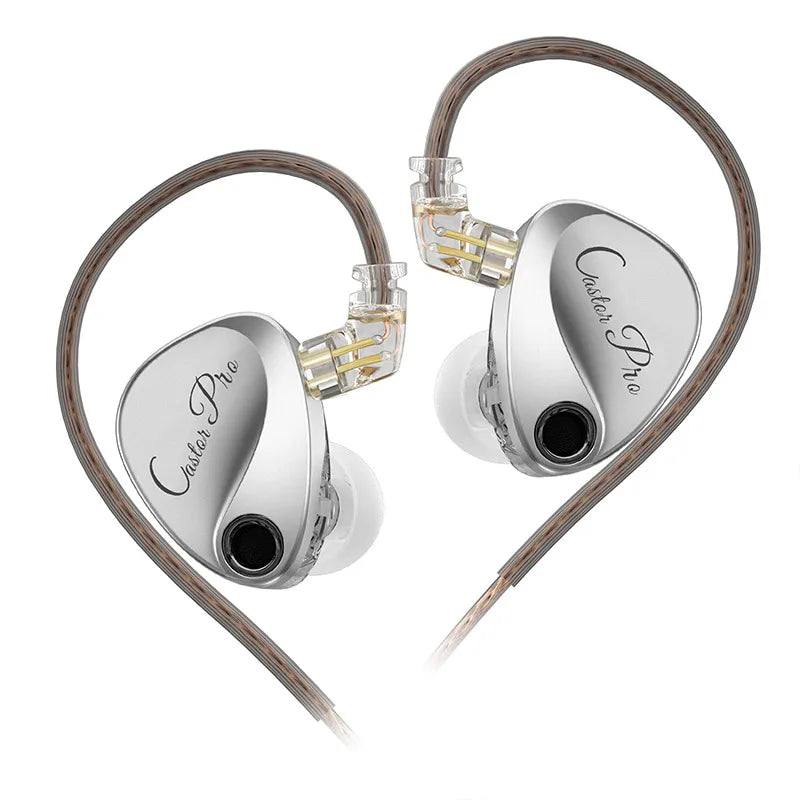 KZ Castor PRO Wired In-Ear Earphones Dynamic Drivers High-end Tunable Earphones HIFI Sound IEM Bass Headphones Gaming Headset