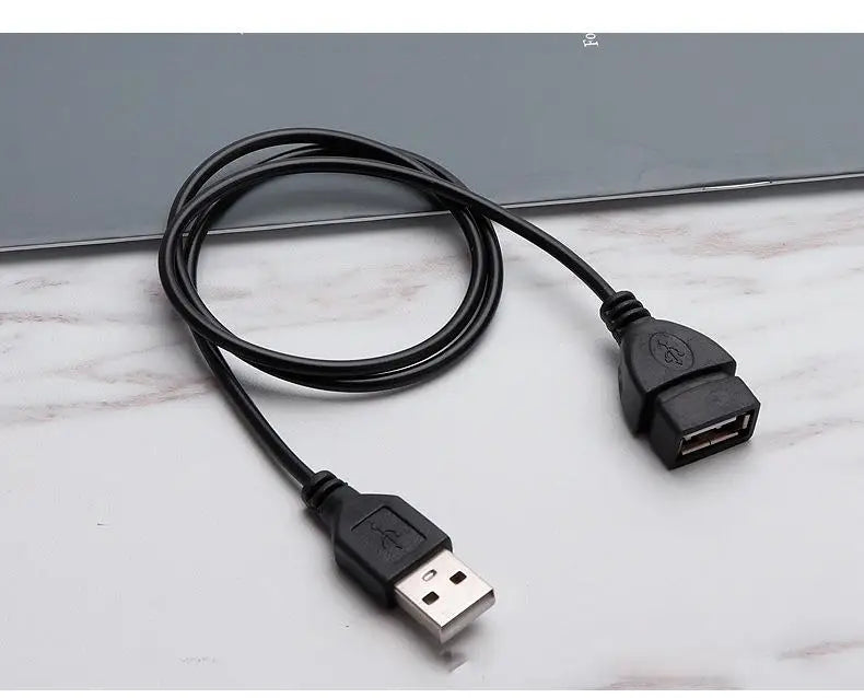 USB 2.0 Cable Extension Cable 0.6m/1m/1.5m Wire Data Transmission Line Superhighspeed Data Extension Cable for Display Projector