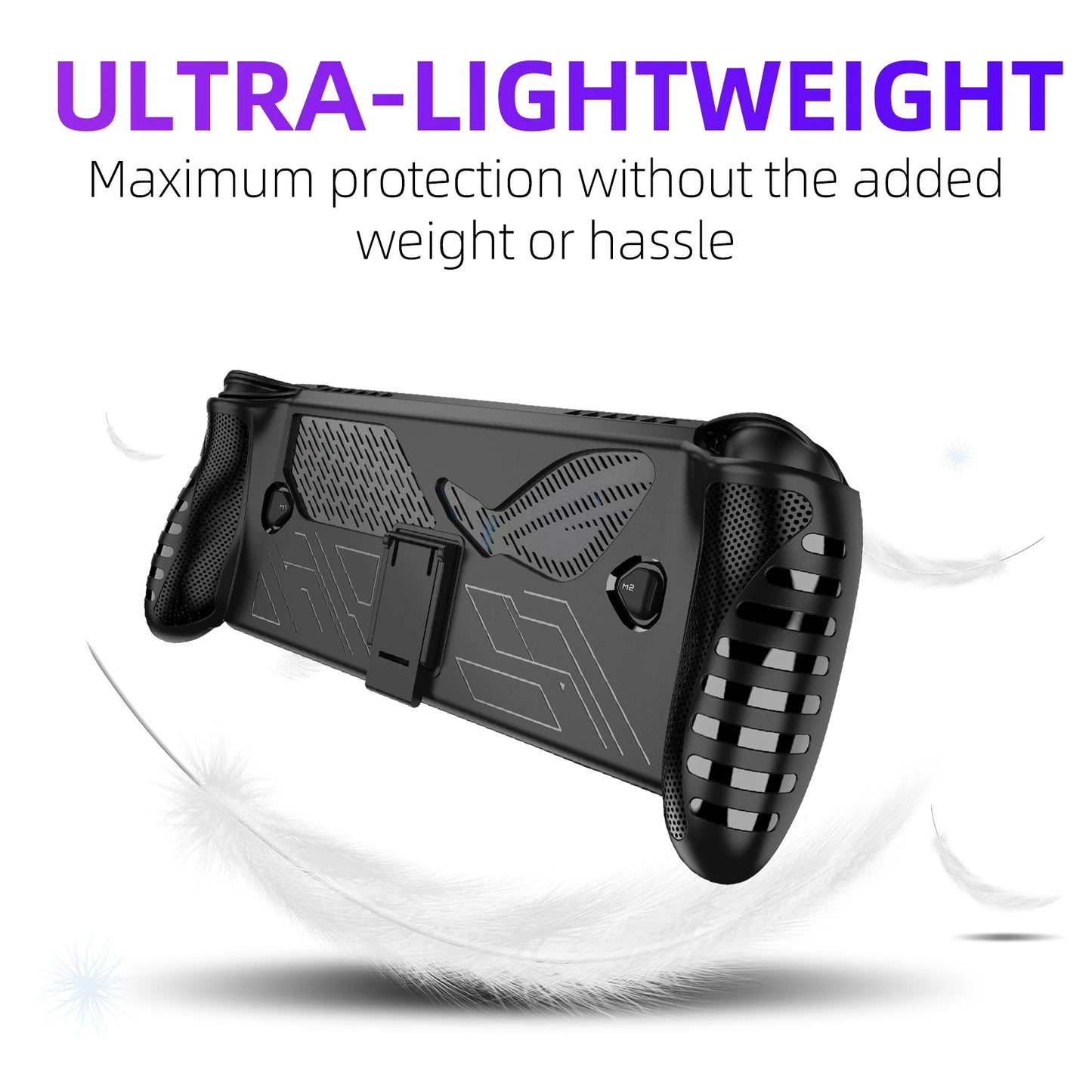 TPU Case for ROG Xbox Ally / Ally X Protective Cover Skin with Kickstand Shockproof Anti-Slip Gaming Console Shell Accessories