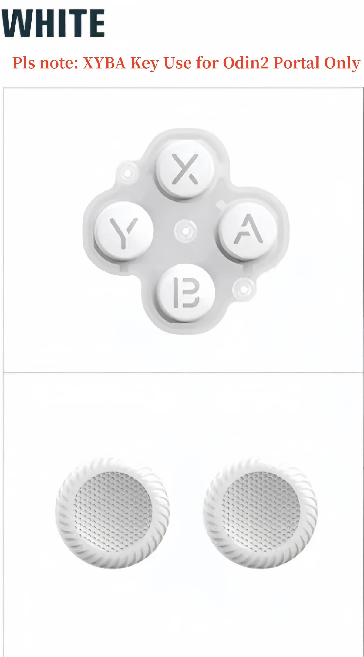 Offical AYN Odin 2 Joystick Cap For Odin 2 Portal/Odin 2 Mini/Odin2 Game Console Rocker Caps Replacement With X A B Y Keys