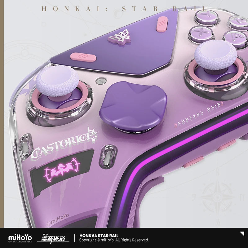 NEW miHoYo INSTOCK Honkai Star Rail Castorice APEX 5 Elite Gamepads Wireless Gamepad Force Feedback Bluetooth Game Controller