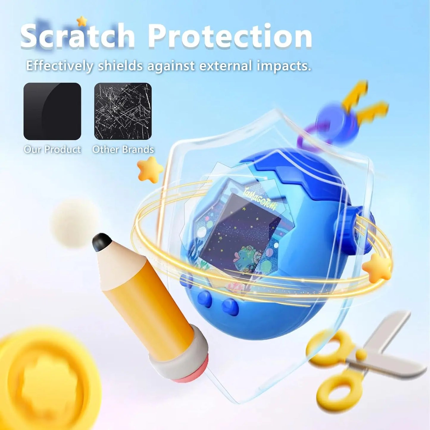 TPU Soft Screen Protector For Tamagotchi Paradise Liquid Silicone Resistant Protective Case For Tamagotchi Paradise Accessories
