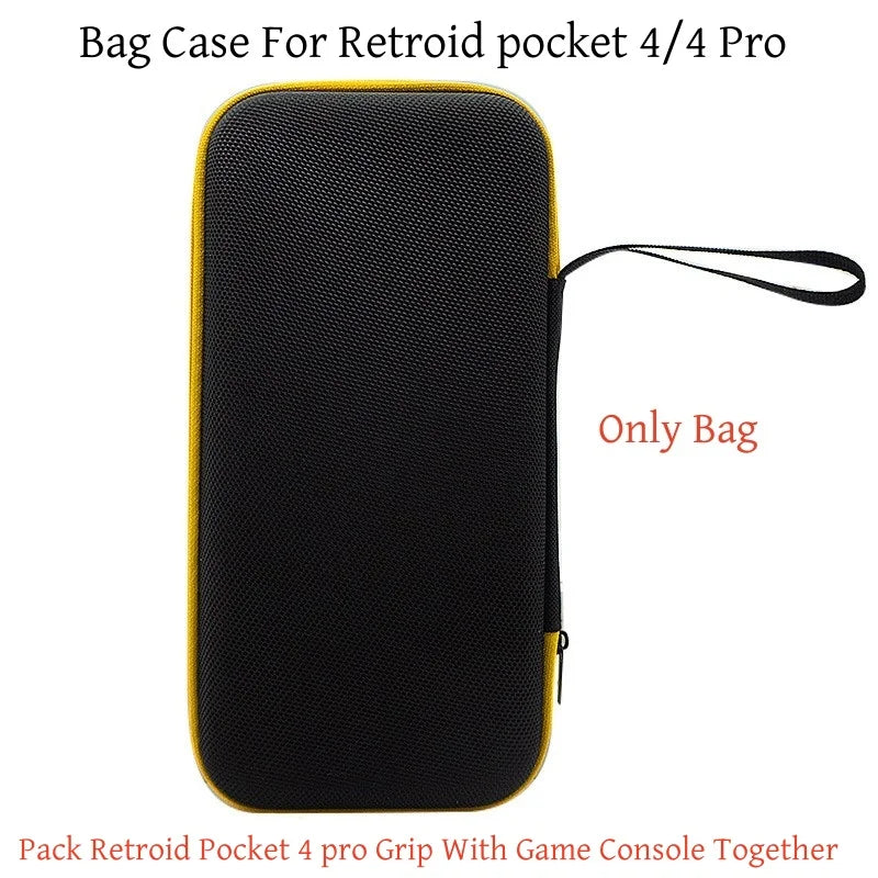 New Retroid Pocket 4 Pro Grip Protect TPU Shell Case Retroid Pocket 4 Officail Grip For RP4 Retro Console Stand Holder