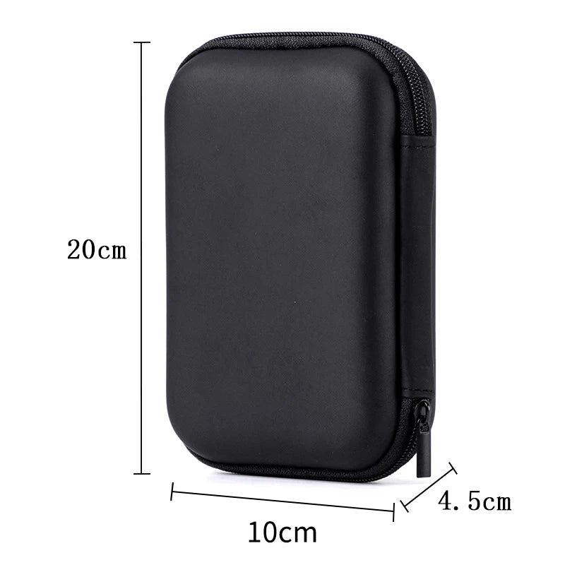 For Trimui Smart Pro Hard Carrying Case Bag+9H Tempered Glass Film Screen Protector for Trimui Smart Pro Handheld Game Console